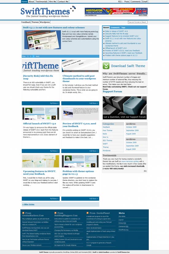 Download Template Blog Wordpress Gratis