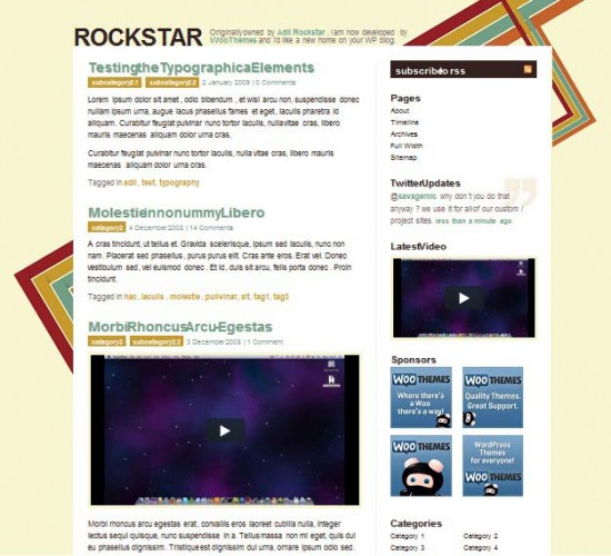rockstar 550x500 101 free premium wordpress themes