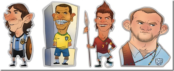 World Cup Heroes by eduardovieira thumb World Cup 2010 Best Wallpapers And Inspirations