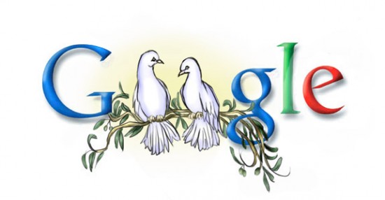 Doodle 4 Google    Peace by Demiie 550x286 30 Beautiful Google Doodles 