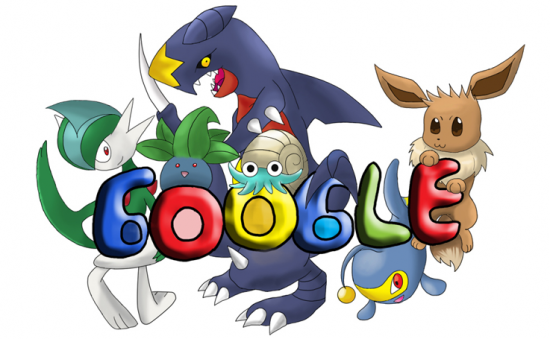 GOOGLE O POKEMON by AbusoRugia 550x339 30 Beautiful Google Doodles 