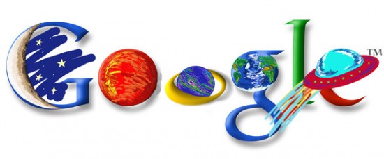 NASA google logo by speedychipmunk13 550x229 30 Beautiful Google Doodles 
