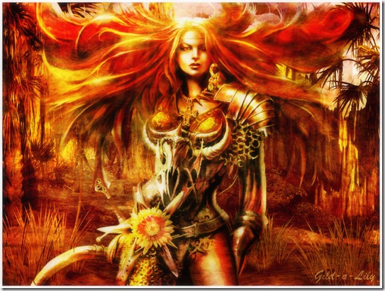 Warrior Queen by Gild a Lily thumb Very Creative Warrior Drawing And Art Works