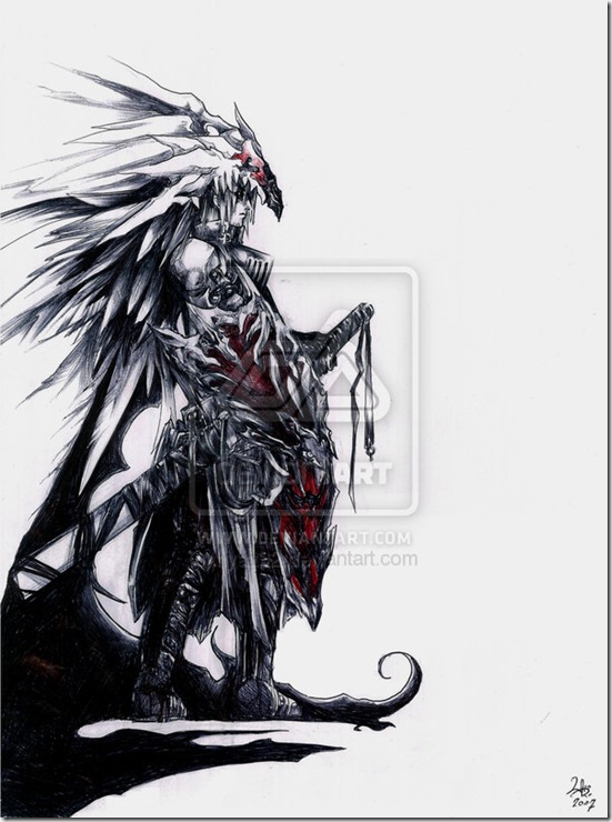 chaos  s warrior by hyatt92 thumb Very Creative Warrior Drawing And Art Works
