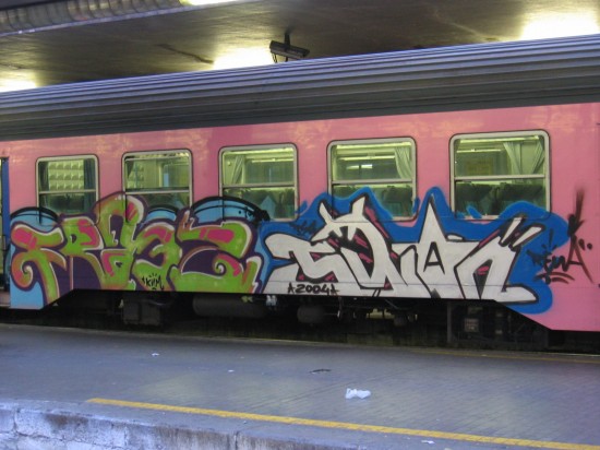 Florence-Train Graffiti