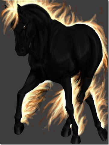 40 Beautiful Digital Painted Horses