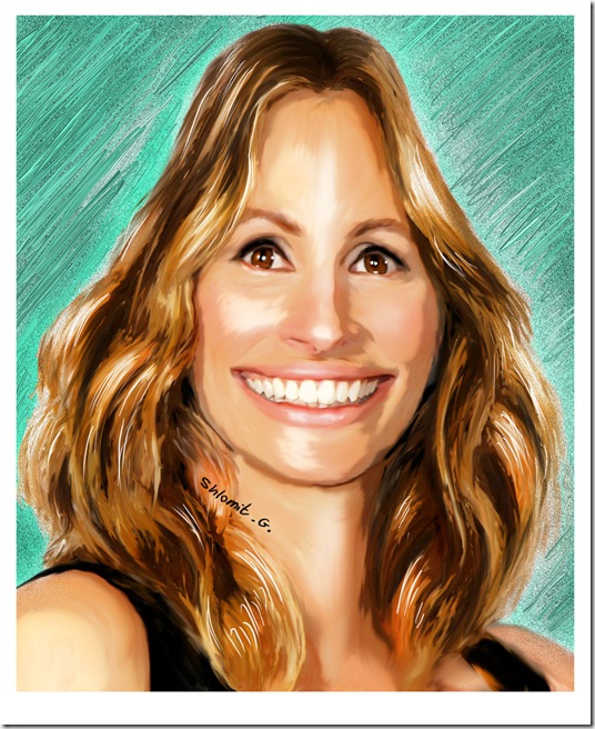 Julia_Roberts_caricature_by_shlomit