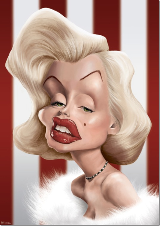 Marilyn_Monroe_Caricature_by_manohead