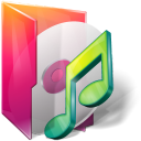 Aurora, Folder, Itunes, Music icon