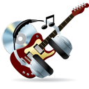 Cd, Disc, Guitar, Headphones, Instrument, Music icon