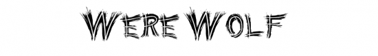 Were Wolf Font