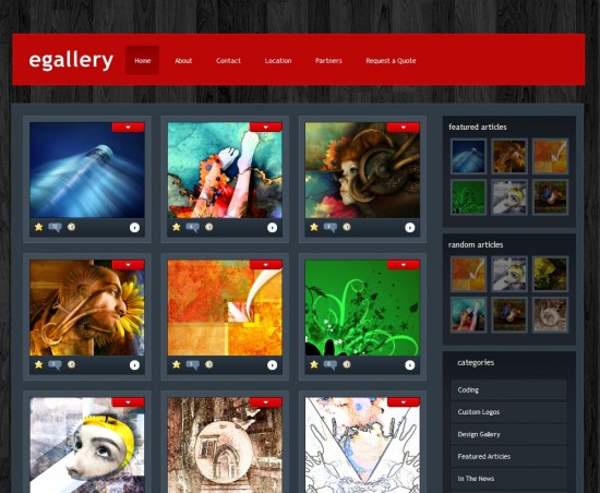 egallery wp premium portofolio theme