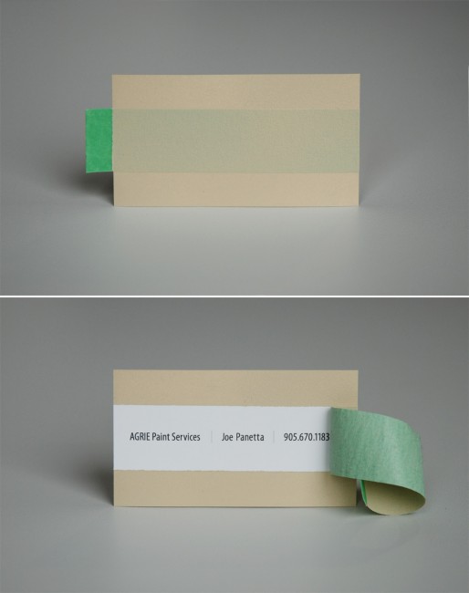 Agrie Paint Services Business card