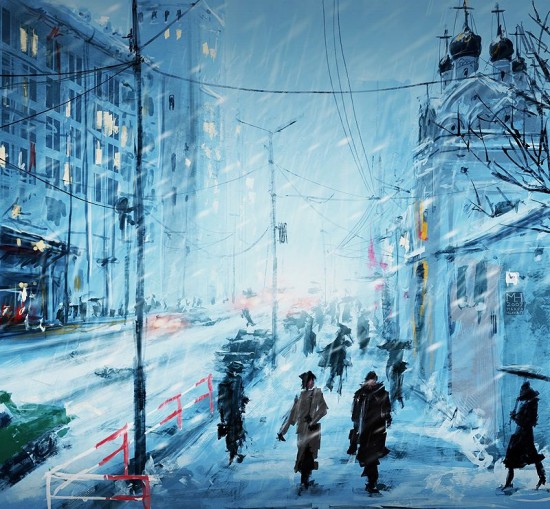 Speedpaint__Moscow_Winter_by_Prasa