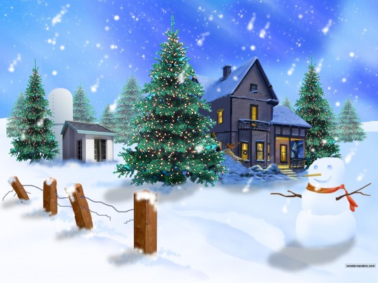 33 Very Creative Christmas Wallpapers