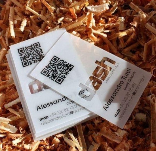 Transparent Business Cards