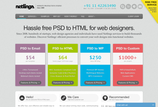 PSD to HTML Service