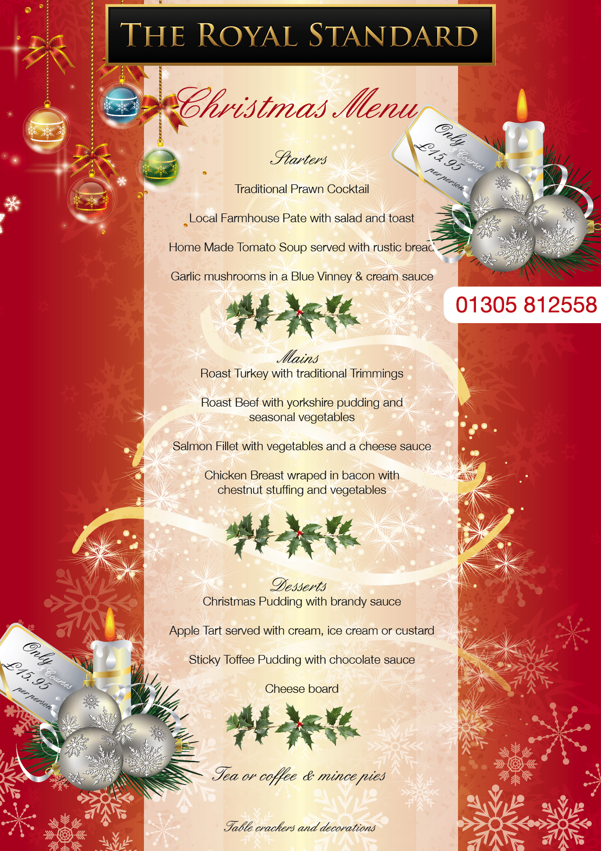 Christmas Menu Brochures